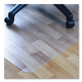  | Floortex PF1213425EV Cleartex Advantagemat 53 in. x 45 in. Phthalate Free PVC Chair Mat for Hard Floors - Clear image number 3