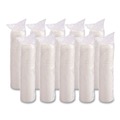 Cutlery | Dart 12EL 12 oz. Cappuccino Dome Sipper Lids - White (1000/Carton) image number 3