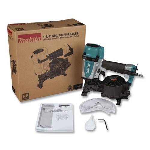 Roofing Nailers | Factory Reconditioned Makita AN454-R 1-3/4 in. Coil Roofing Nailer image number 0