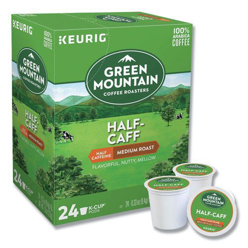 Office Jansan | Green Mountain Coffee 5000330138 Coffee K-Cups - Half-Caff (24/Box) image number 0