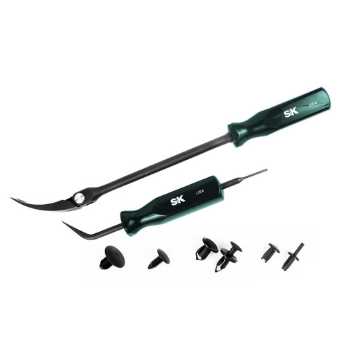 Hand Tool Sets | SK Hand Tool 6640 Plastic Body Clip & Rivet Removal Kit image number 0