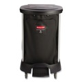 Cleaning & Janitorial Supplies | Rubbermaid Commercial FG635000BLA 13.38 in. x 19.88 in. x 29.25 in. 30 Gallon Premium Step-On Nylon Linen Hamper Bag - Black image number 1