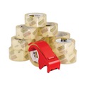 Office Jansan | Scotch 3750-12-DP3 3 in. Core, 1.88 in. x 54.6 Yards 3750 Commercial Grade Packaging Tape with DP 300 Dispenser - Clear (12/Pack) image number 2