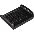 Office Jansan | Fellowes Mfg Co. 100098566 19.3 in. x 14.2 in. x 3.9 in. Breyta Foot Rest - Black image number 8