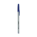  | Universal UNV15614 Medium 1 mm Blue Ink Stick Ballpoint Pens (60/Pack) image number 1