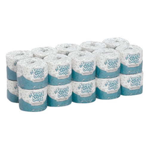 Cleaning & Janitorial Supplies | Georgia Pacific Professional 16620 Angel Soft Ps 2 Ply Premium Bathroom Tissue - White (20/Carton) image number 0
