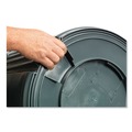 Food Trays, Containers, and Lids | Impact 7744-3 Gator Plus 44 Gallon Plastic Container - Gray image number 2