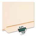 Labels | Smead 67375 1 in. x 1.25 in. 5 Numerical End Tab File Folder Labels - White (1-Roll) image number 1