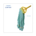 Mops | Boardwalk BWK1200XLCT Ecomop Looped-End Recycled Fibers Mop Head - Extra Large, Green (12/Carton) image number 5