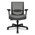 | HON HONCMZ1ACU19 Convergence Mid-Back Task Chair with Adjustable Seat Height - Black Back/Base image number 1