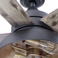 Ceiling Fans | Prominence Home 51659-45 52 in. Brightondale Industrial Style Indoor Outdoor LED Ceiling Fan with Light - Matte Black image number 3