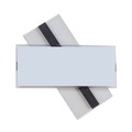 Office Jansan | C-Line 87825 6 in. x 2.5 in. Side Load Magnetic Label Holders - Clear (10/Pack) image number 1