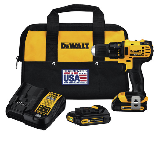 Factory Reconditioned Dewalt Dcd780c2r 20v Max Lithium Ion Compact 1 2 In Cordless Drill Driver Kit 1 5 Ah Cpo Outlets