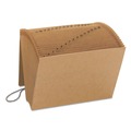 Office Jansan | Smead 70168 1/15-Cut Tab 1 to 31 Indexed Expanding Files with Elastic Cord Closure - Letter, Kraft image number 2