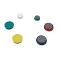  | Universal UNV31251 0.75 in. / 1.25 in. / 1-1/2 in. Diameter Circles High Intensity Magnets with Assorted Colors (30/Pack) image number 1
