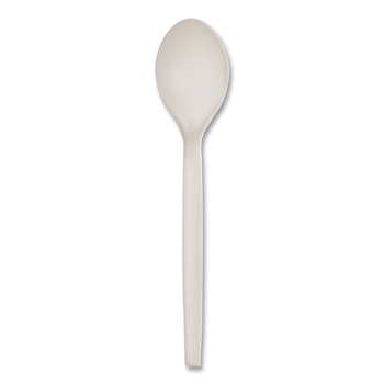 WNA EPS003 7 in. EcoSense Renewable Plant Starch Cutlery Spoon (1000/Carton)
