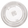 Bulk Savings Pricing 3 | Fabri-Kal 000000000009505083 Plastic Portion Cup Lids, Fits 1.5 oz to 2.5 oz Portion Cups - Clear (125/Sleeve, 20 Sleeves/Carton) image number 0
