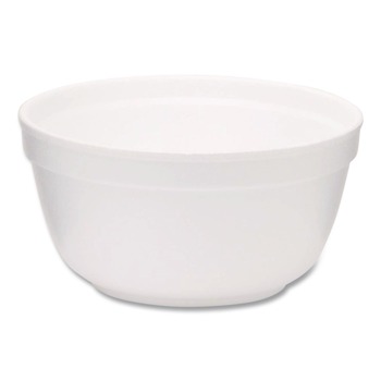 WinCup 12 oz Squat Style Foam Bowls - White (1000/Carton)