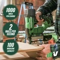 Metabo HPT Clearance | Metabo HPT N1804DAQ4M 18V MultiVolt Brushless 18-Gauge Lithium-Ion 1/4 in. Cordless Narrow Crown Stapler (Tool Only) image number 12