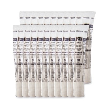 SOLO 12 oz. Single-Sided Poly Paper Hot Cups - White (1000/Carton)