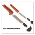 Office Jansan | Great Neck 2SBK 9 mm/18 mm Knife Snap-Off Utility Knife Set - Orange/Black image number 6