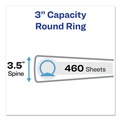 Office Jansan | Avery 04601 Economy 3 in. Capacity 11 in. x 8.5 in. 3-Ring Non-View Binder - Black image number 5