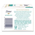 Hand Soaps | Dove CB613789 4.5 oz. Sensitive Skin Bath Bar - Unscented (72/Carton) image number 1
