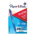  | Paper Mate 2083008 Profile Bold 1.4 mm Retractable Ballpoint Pen - Blue (36/Pack) image number 0