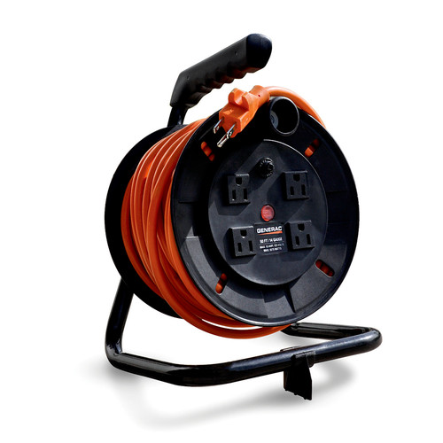 Extension Cords | Generac 6883 50 ft. Power Cord Reel image number 0
