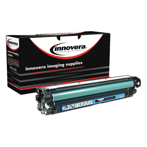  | Innovera IVRE271A 15000 Page-Yield, Replacement for HP 650A (CE271A), Remanufactured Toner - Cyan image number 0
