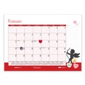 Calendars & Planners | House of Doolittle 139 22 in. x 17 in. 12-Month (Jan to Dec): 2026 Recycled Desk Pad Calendar - Illustrated Seasons Artwork, Black Binding/Corners image number 5