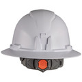 Hard Hats | Klein Tools 60406RL Non-Vented Full Brim Hard Hat with Rechargeable Headlamp - White image number 4