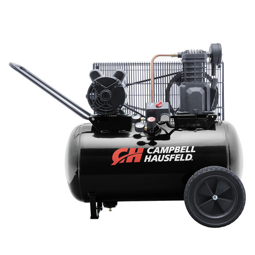 Portable Air Compressors | Campbell Hausfeld VT6182 3.7 HP 20 Gallon Oil-Lube Horizontal Portable Air Compressor image number 0