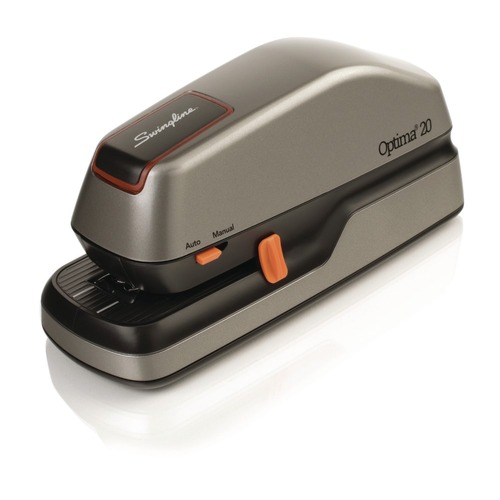 Office Jansan | Swingline S7048208A 20-Sheet Capacity Optima 20 Electric Stapler - Silver image number 0