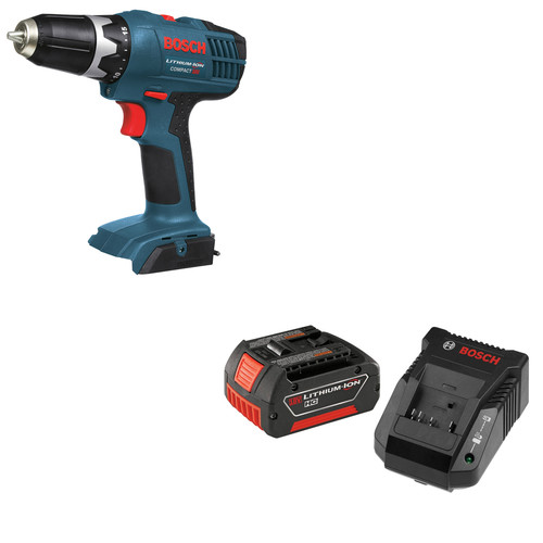 Combo Kits | Bosch DDB180B-NSKC181-101-BNDL 18V Compact 3/8 in. Cordless Drill Driver Combo Kit image number 0