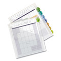 Office Jansan | Avery 11293 11.25 x 9.25 Insertable Style Edge Tab Plastic 1-Pocket Dividers - Translucent (8-Pieces/Set) image number 5