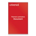 Office Jansan | Universal UNV84630 9 in. x 14.5 in. 3 mil Laminating Pouches - Gloss Clear (25/Pack) image number 3