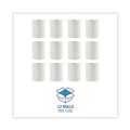 Paper Towels and Napkins | Boardwalk 8123 2 in. Core 1-Ply 8 in. x 600 ft. Hardwound Paper Towels - White (12/Carton) image number 5