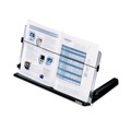 Office Jansan | 3M DH640 300 Sheet Capacity In-Line Freestanding Plastic Copyholder - Black/Clear image number 2