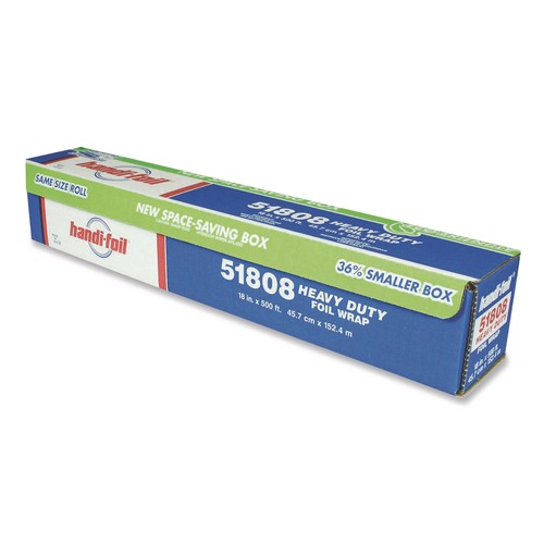 Bulk Savings Pricing 2 | Handi-Foil 51808 18 in. x 500 ft. Heavy Duty Aluminum Foil (1-Roll) image number 0