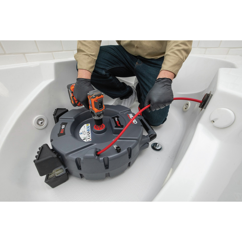 Ridgid 64263 K9102 NA 114 in. 2 in. FlexShaft Machine Kit with 50