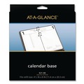 Office Jansan | AT-A-GLANCE E21-00 4.5 in. x 8 in. Desk Calendar Base for Loose-Leaf Refill - Black image number 3