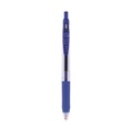 Pens | Zebra 48720 0.7 mm Medium Sarasa Retractable Clip Gel Pen - Blue Ink, Clear/Blue Barrel (1-Dozen) image number 3