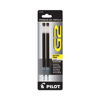 Pilot Pilot Extra-Fine Tip Gel Pen Refill - Black Ink (2/Pack)