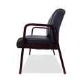  | Alera ALERL2319M Reception Lounge WL Series 65.13 in. x 26.13 in. x 33 in. 3-Seat Sofa - Black image number 4