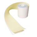 Labor Day Sale! Save $30 off $199! | AmerCareRoyal CR2300 3 in. x 90 ft No Carbon Register Rolls - White/Yellow (30/Carton) image number 3