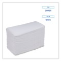 Paper Towels and Napkins | Boardwalk BWK8308 17 in. x 15 in. 2-Ply Dinner Napkin - White (100/Pack, 30 Packs/Carton) image number 6
