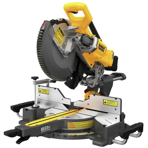 Miter Saws | Dewalt DCS781B 60V MAX Brushless Lithium-Ion Cordless 12 in. Double Bevel Sliding Miter Saw (Tool Only) image number 0