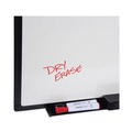  | Universal UNV43628 36 in. x 24 in. Design Series Deluxe Dry Erase Board - White Surface, Black Anodized Aluminum Frame image number 1