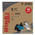 Cleaning & Janitorial Supplies | WypAll 41412 X70 9-1/10 in. x 16-4/5 in. Cloths - Blue (100/Box 10 Boxes/Carton) image number 2